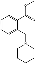 2-(1-哌啶甲基)-苯甲酸甲酯 结构式