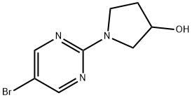 1-(5-BROMOPYRIMIDIN-2-YL)-3-PYRROLIDINOL Struktur