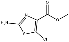 2-AMINO-5-CHLOROTHIAZOLE-4-CARBOXYLIC ACID METHYL ESTER Structure