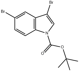1-Boc-3,5-dibromoindole Structure
