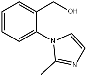 [2-(2-甲基咪唑-1-基)苯基]甲醇, 914349-47-6, 结构式