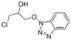 1-benzotriazol-1-yloxy-3-chloro-propan-2-ol 化学構造式