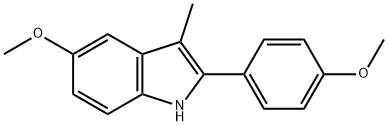 2-(4-METHOXYPHENYL)-3-METHYL-5-METHOXYINDOLE