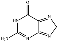6H-Purin-6-one,  2-amino-1,8-dihydro- Struktur