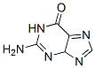 6H-Purin-6-one,  2-amino-1,4-dihydro- 化学構造式