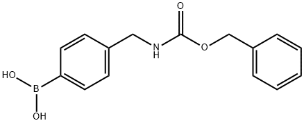 4-((BENZYLOXYCARBONYLAMINO)METHYL)PHENYLBORONIC ACID, 914452-61-2, 结构式