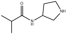 PropanaMide, 2-Methyl-N-3-pyrrolidinyl- Struktur