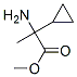 Cyclopropaneacetic acid, alpha-amino-alpha-methyl-, methyl ester (9CI) Structure