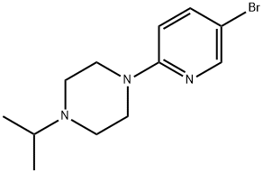 1-(5-broMopyridin-2-yl)-4-isopropylpiperazine Struktur