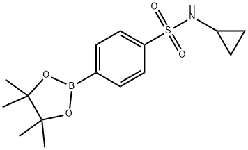 4-(N-CYCLOPROPYLSULFONAMIDE)PHENYLBORONIC ACID PINACOL ESTER|4-(N-环丙基磺酰胺)苯硼酸频哪醇酯