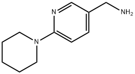 6-(哌啶-1-基)吡啶-3-基]甲胺,914637-06-2,结构式
