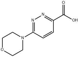 6-MORPHOLIN-4-YLPYRIDAZINE-3-CARBOXYLIC ACI 结构式