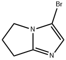 3-ブロモ-6,7-ジヒドロ-5H-ピロロ[1,2-A]イミダゾール 化学構造式