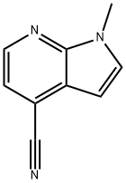 1H-Pyrrolo[2,3-b]pyridine-4-carbonitrile,  1-methyl- 化学構造式