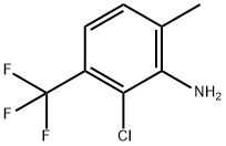 4-CHLORO-2-METHYL-5-(TRIFLUOROMETHYL)ANILINE Struktur