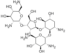 91465-52-0 4-O-(2,6-Diamino-2,6-dideoxy-α-D-glucopyranosyl)-5-O-[3-O-(2,6-diamino-2,6-dideoxy-α-D-glucopyranosyl)-β-D-ribofuranosyl]-3-amino-2,3-dideoxy-D-myo-inositol
