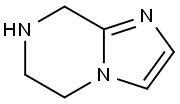 5,6,7,8-テトラヒドロイミダゾ[1,2-A]ピラジンHYDROCHLORIDE 化学構造式