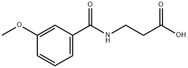 3-[(3-甲氧苯基)羰基氨基]丙酸,914773-50-5,结构式