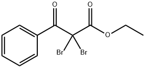 2,2-Dibromo-3-oxo-3-phenyl-propionic acid ethyl ester Structure