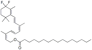 4,4-Difluororetinyl palmitate,91484-94-5,结构式