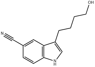 1H-Indole-5-carbonitrile, 3-(4-hydroxybutyl)-