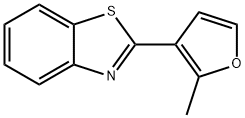 Benzothiazole, 2-(2-methyl-3-furyl)- (7CI) Struktur