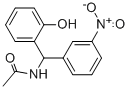 N-[(2-HYDROXY-PHENYL)-(3-NITRO-PHENYL)-METHYL]-ACETAMIDE,915019-18-0,结构式
