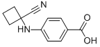 4-(1-CYANOCYCLOBUTYLAMINO)BENZOIC ACID Struktur