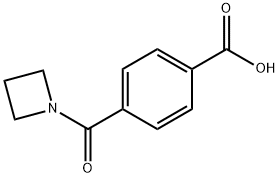 4-(1-AZETIDINE CARBONYL)-BENZOIC ACID Structure