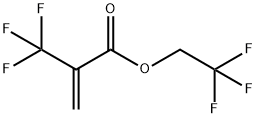 Trifluoroethylα-(trifluoromethyl)acrylate Struktur