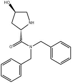 (2S,4R)-4-Hydroxypyrrolidine-2-carboxylic  acid  dibenzyl  amide price.