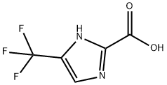 5-(トリフルオロメチル)-1H-イミダゾール-2-カルボン酸 化学構造式