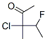 2-Pentanone,  3-chloro-4-fluoro-3-methyl- 化学構造式