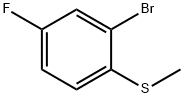2-溴-4-氟硫苯甲醚,91524-70-8,结构式