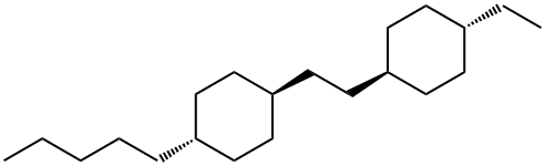 4-戊基-[2-(反式-4-乙基环己基)乙基]环己烷, 91526-03-3, 结构式