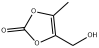 4-(Hydroxymethyl)-5-methyl-1,3-dioxol-2-one Struktur