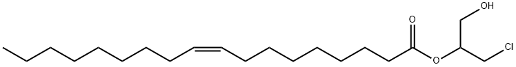 RAC 2-オレオイル-3-クロロプロパンジオール 化学構造式