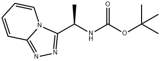 (R)-tert-Butyl 1-([1,2,4]triazolo[4,3-a]pyridin-3-yl)ethylcarbamate,915375-35-8,结构式