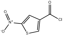 3-Thiophenecarbonyl chloride, 5-nitro- (9CI),91538-55-5,结构式