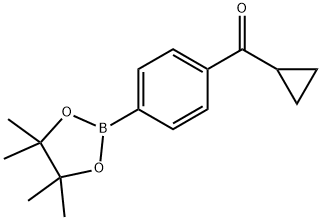 4,4,5,5-Tetramethyl-2-(4-cyclopropylcarbonylphenyl)-[1,3,2]dioxaborolane