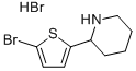 2-(5-Bromo-thiophen-2-yl)-piperidine hydrobromide Structure
