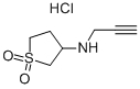 (1,1-Dioxo-tetrahydrothiophen-3-yl)-prop-2-ynyl-amine hydrochloride Struktur