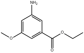 3-氨基-5-甲氧基苯甲酸乙酯, 915403-19-9, 结构式