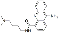 N-((4-dimethylamino)butyl)-9-aminoacridine-4-carboxamide Structure
