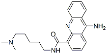 9-Amino-N-(5-(dimethylamino)pentyl)-4-acridinecarboxamide,91549-80-3,结构式