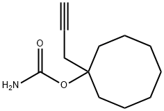 Carbamic acid, 1-(2-propynyl)cyclooctyl ester (6CI,7CI),91553-92-3,结构式