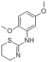 N-(2,5-二甲氧基苯基)-5,6-二氢-4H-1,3-噻嗪-2-胺, 91557-66-3, 结构式