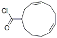 3,7-Cycloundecadiene-1-carbonyl chloride (7CI) Structure