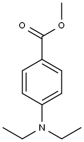 4-二乙氨基苯甲酸甲酯 结构式