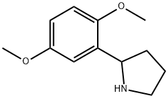 2-(2,5-DIMETHOXYPHENYL)PYRROLIDINE Struktur